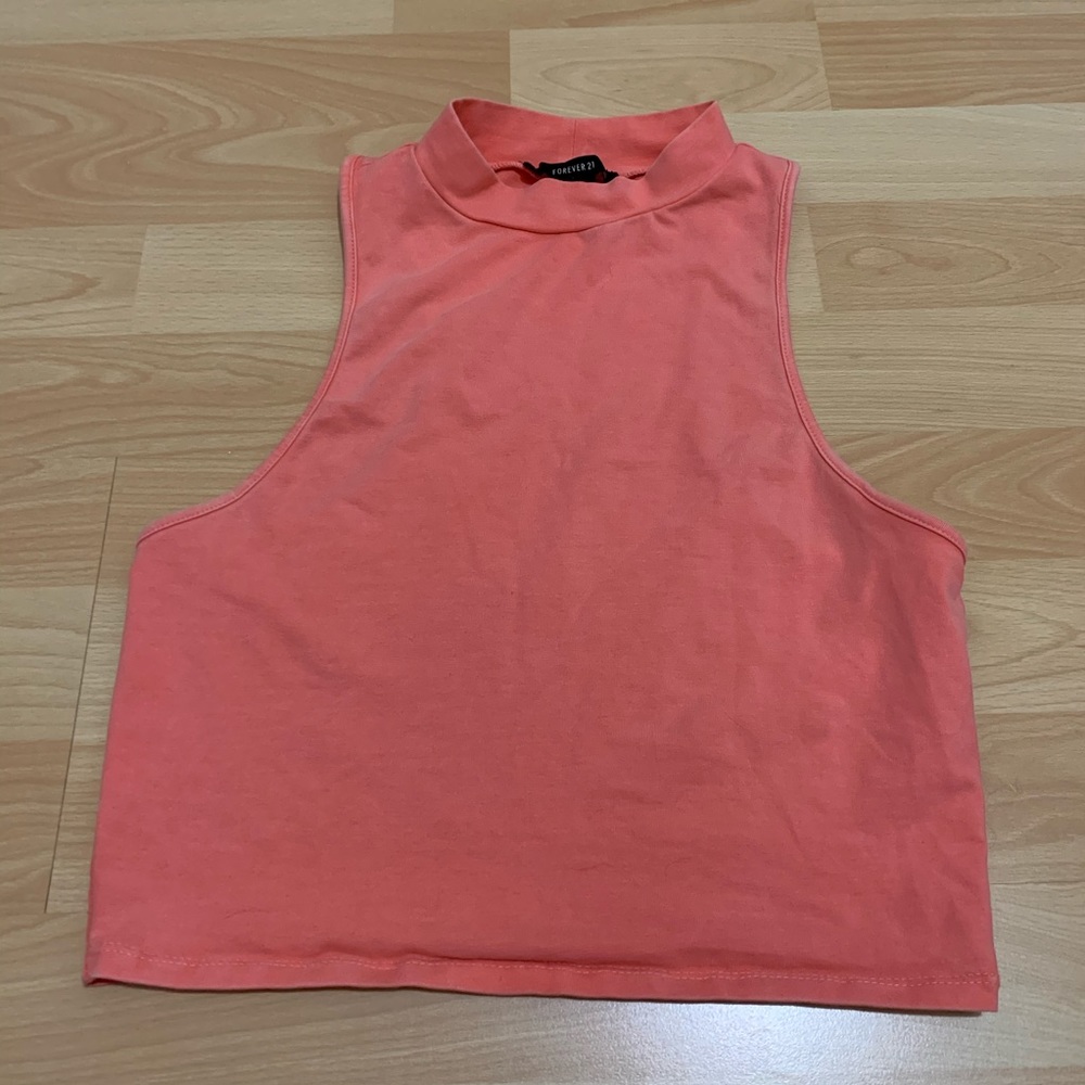 high neck sleeveless top